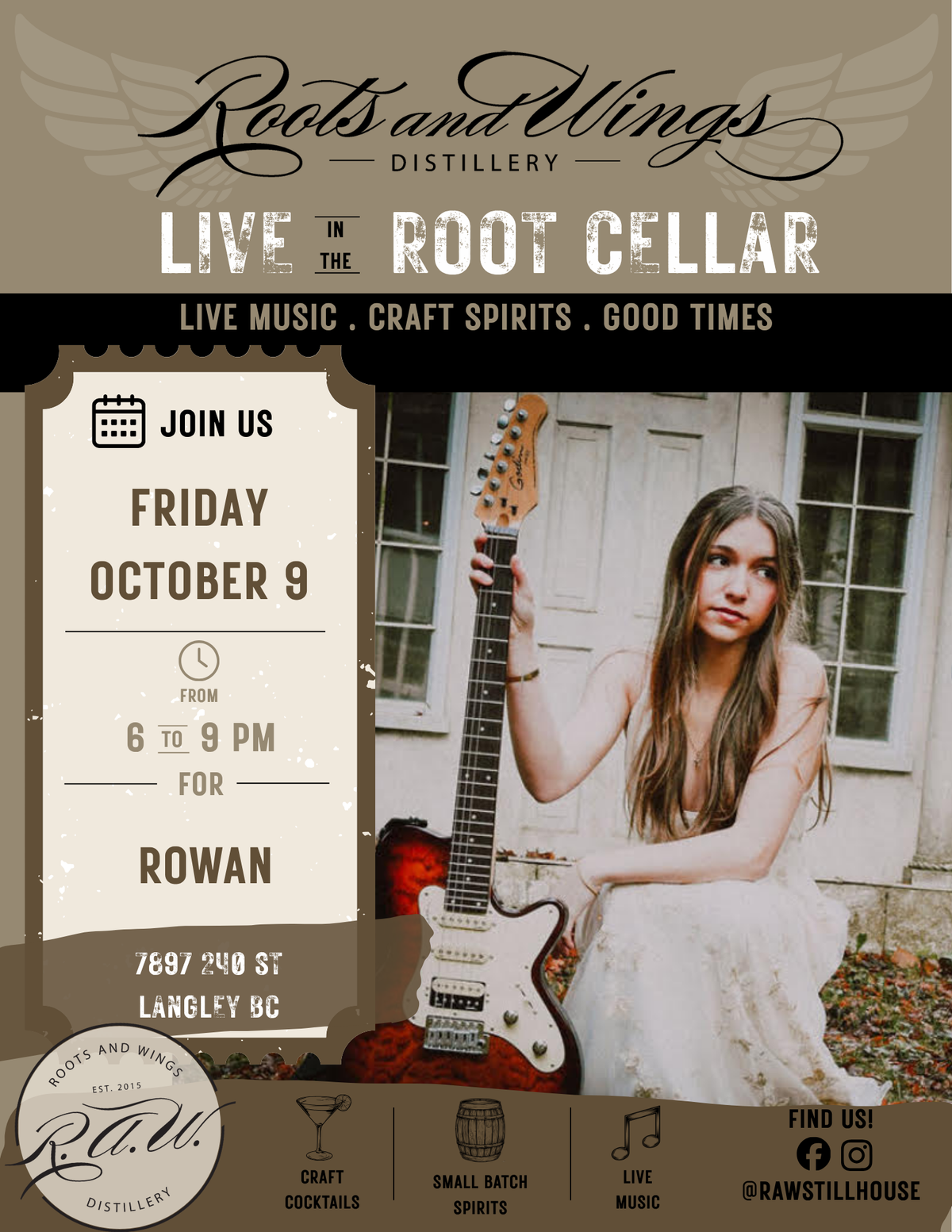 Live Munic at The Root Cellar Lounge - Rowan