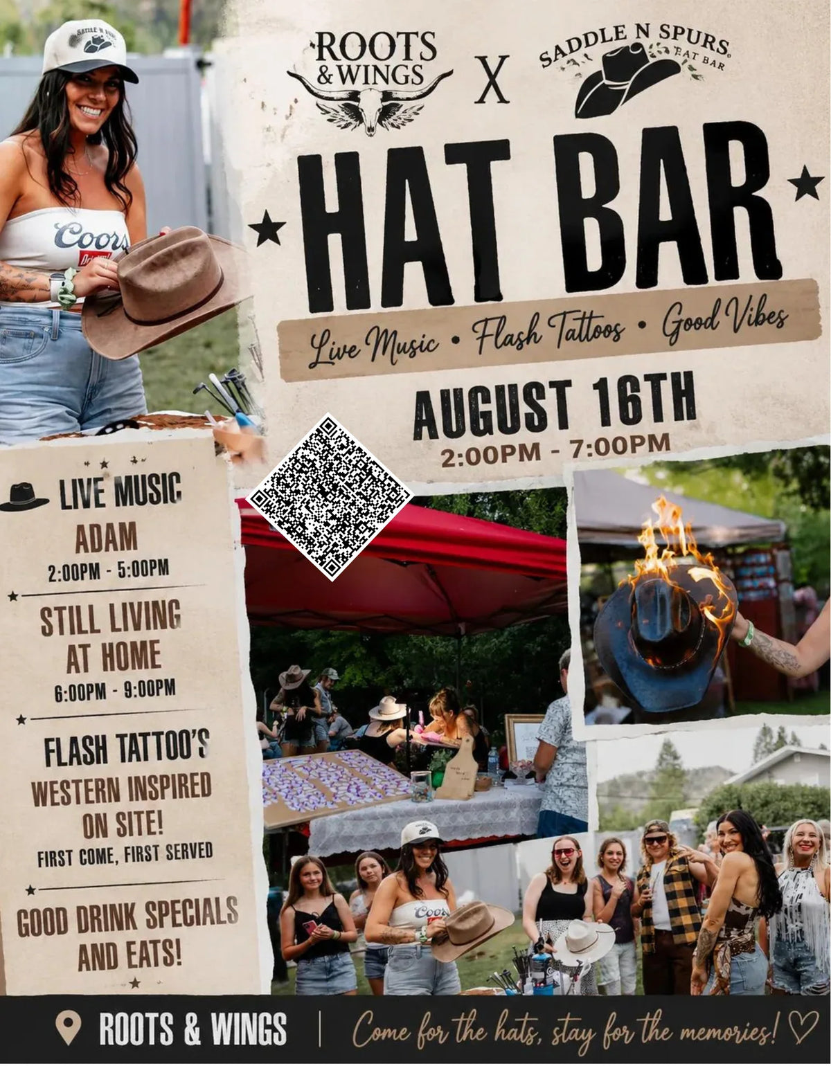 Saddle N' Spurs Hat Bar Event