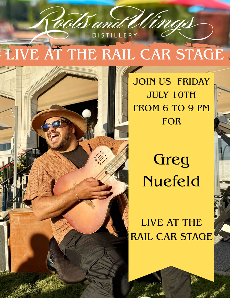 Live at the Rail car Stage – July 10 Greg Neufeld