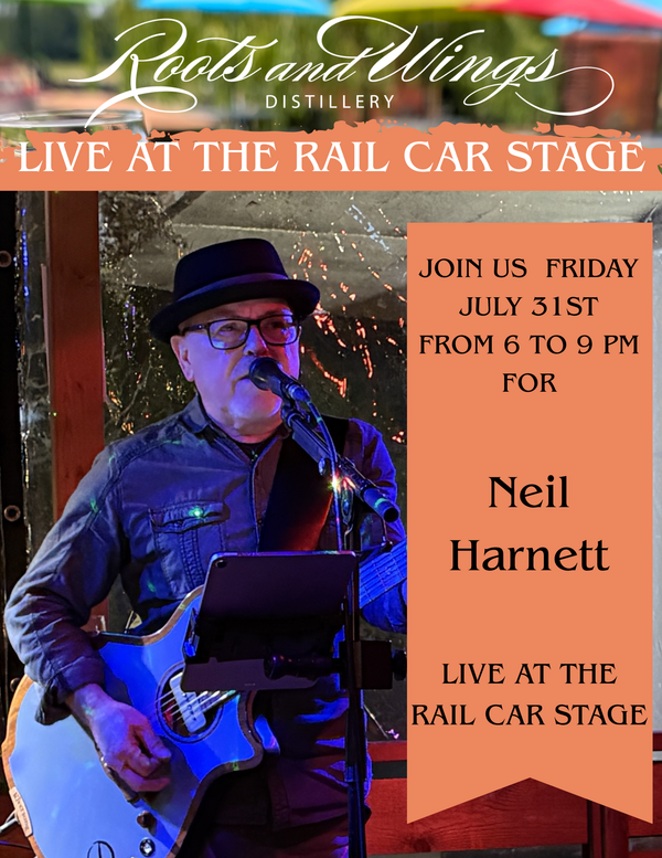 Live at the Rail car Stage – July 31 Neil Harnett