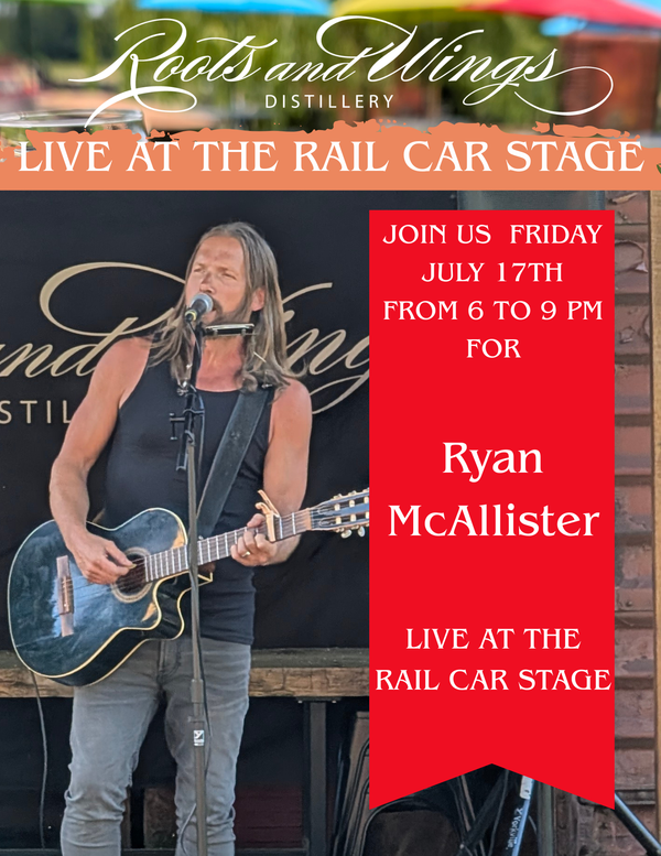 Live at the Rail car Stage – July 17 Ryan McAllister