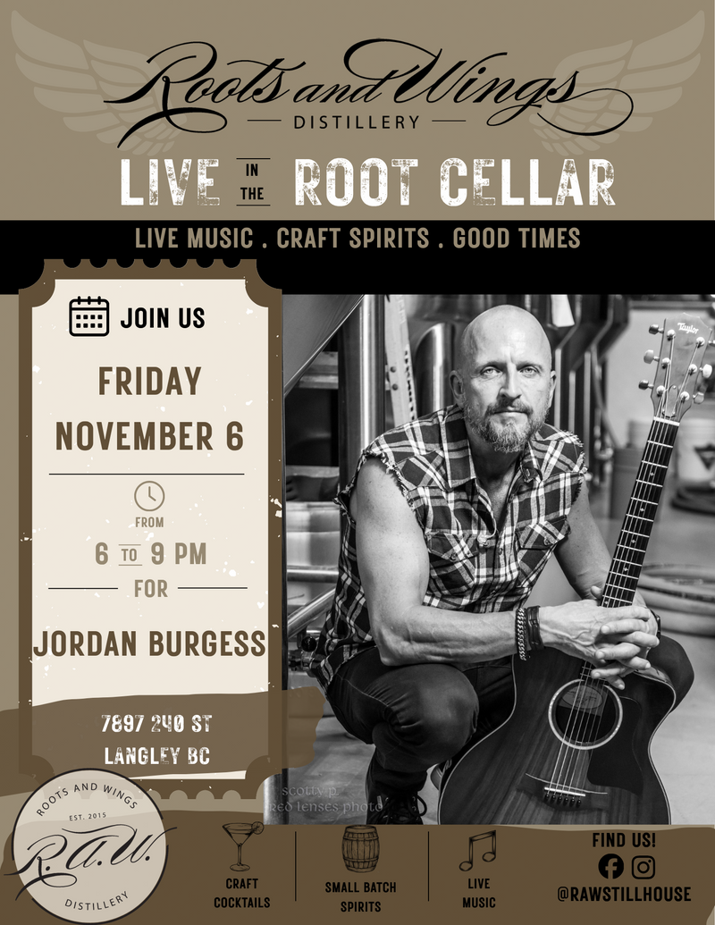 Live at the Root Cellar Lounge - Jordan Burgess Nov 6