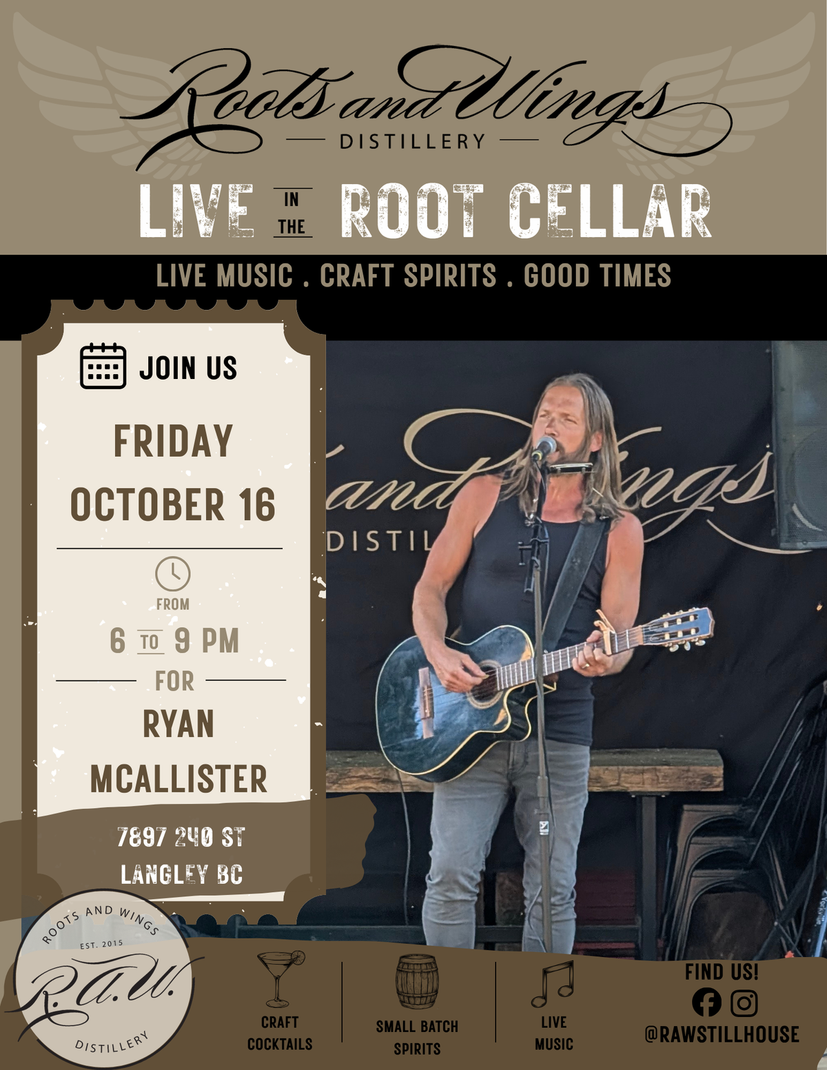 Live at The Root Cellar Lounge - Ryan McAllister