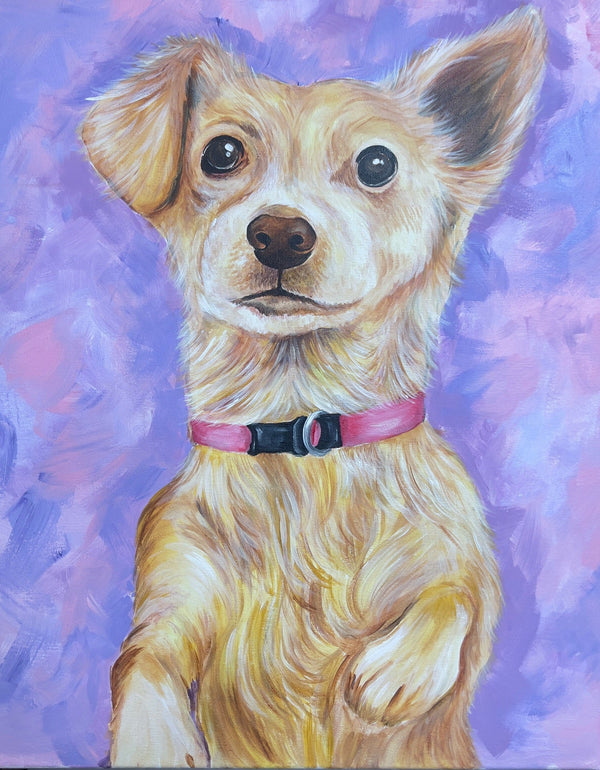 Pet Portrait Paint Night
