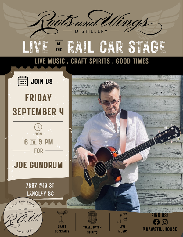 Live muisc at the Rail Car Stage - Joe Gundrum